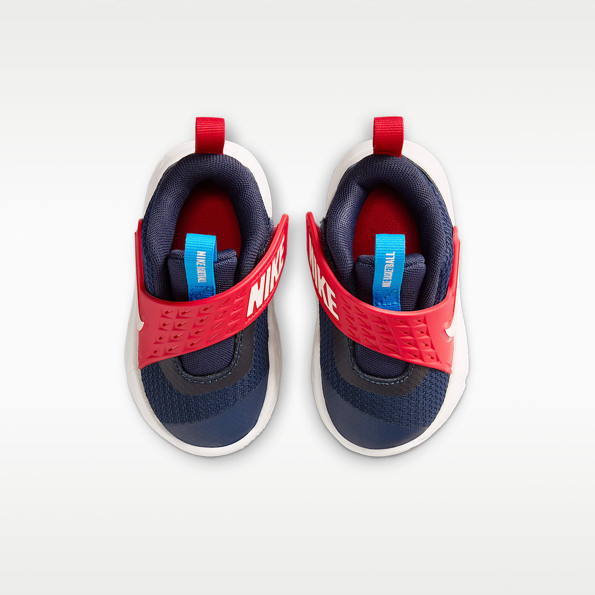 Nike Team Hustle D 12 – Azul marino team/Rojo universitario/Azul foto/Vela – vista 4