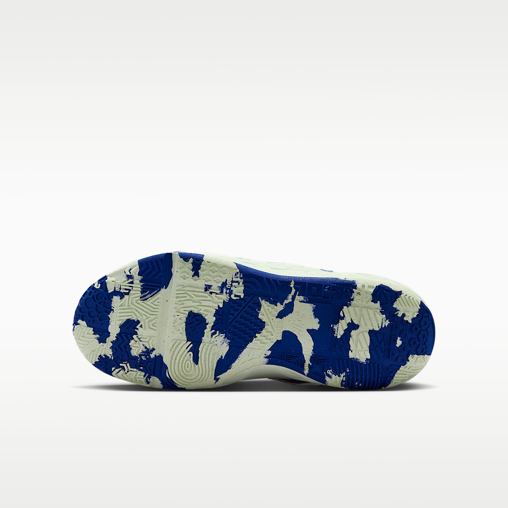 Nike Team Hustle D 12 – Negro/Royal juego/Tinte volt/Carmesí brillante – vista 2