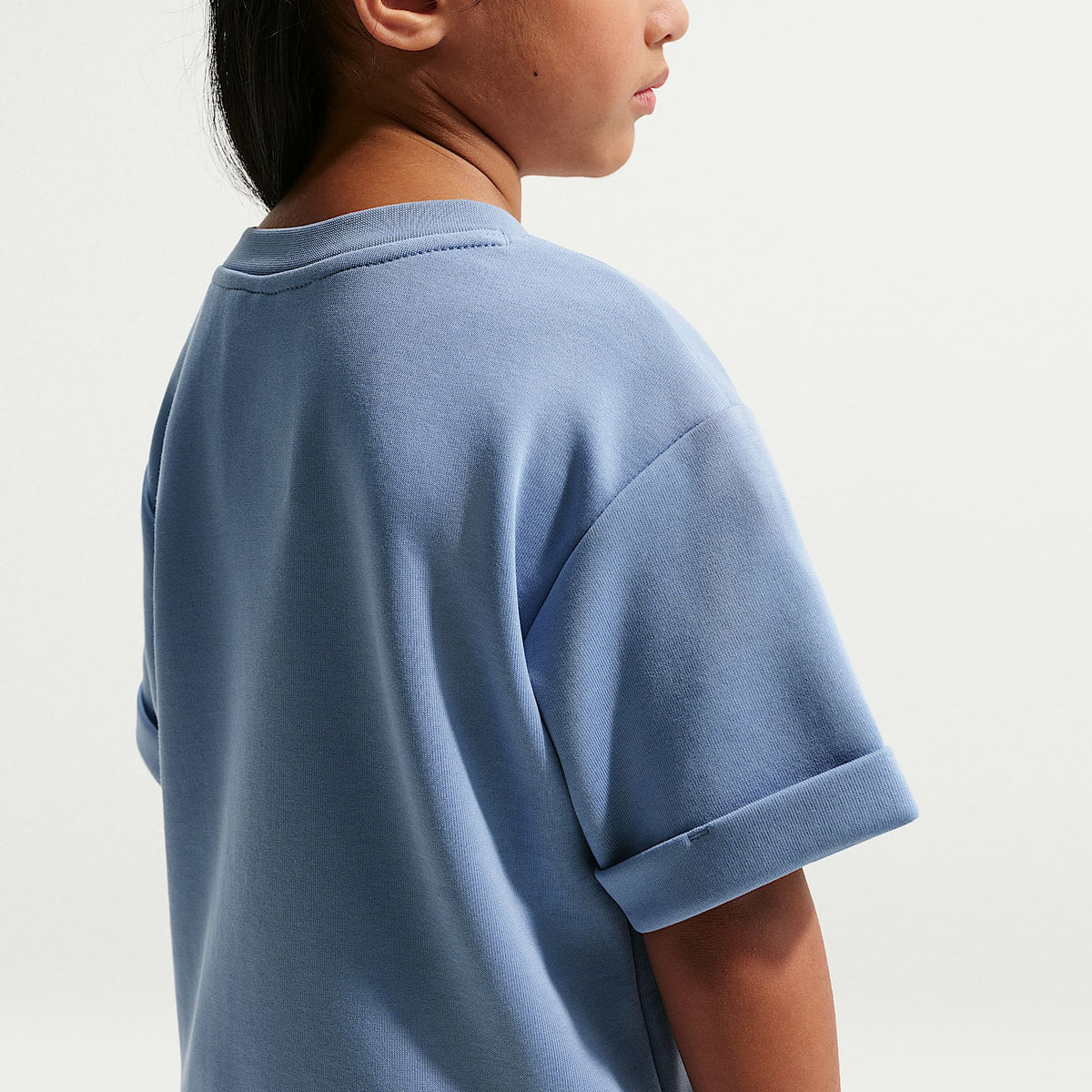 Conjunto de falda de dos piezas Tech Fleece para niños talla pequeña Nike – Azul – vista 3