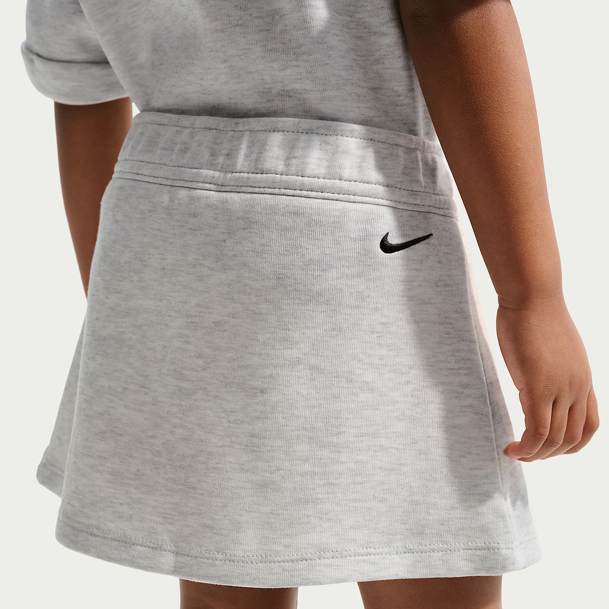 Conjunto de dos piezas de falda Tech Fleece infantil Nike – Gris – vista 5