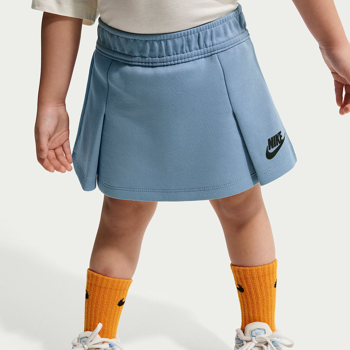 Conjunto de dos piezas de falda Tech Fleece infantil Nike – Azul – vista 4