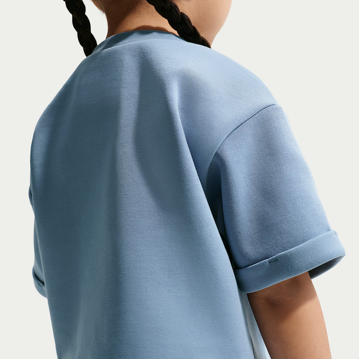 Conjunto de dos piezas de falda Tech Fleece infantil Nike – Azul – vista 3