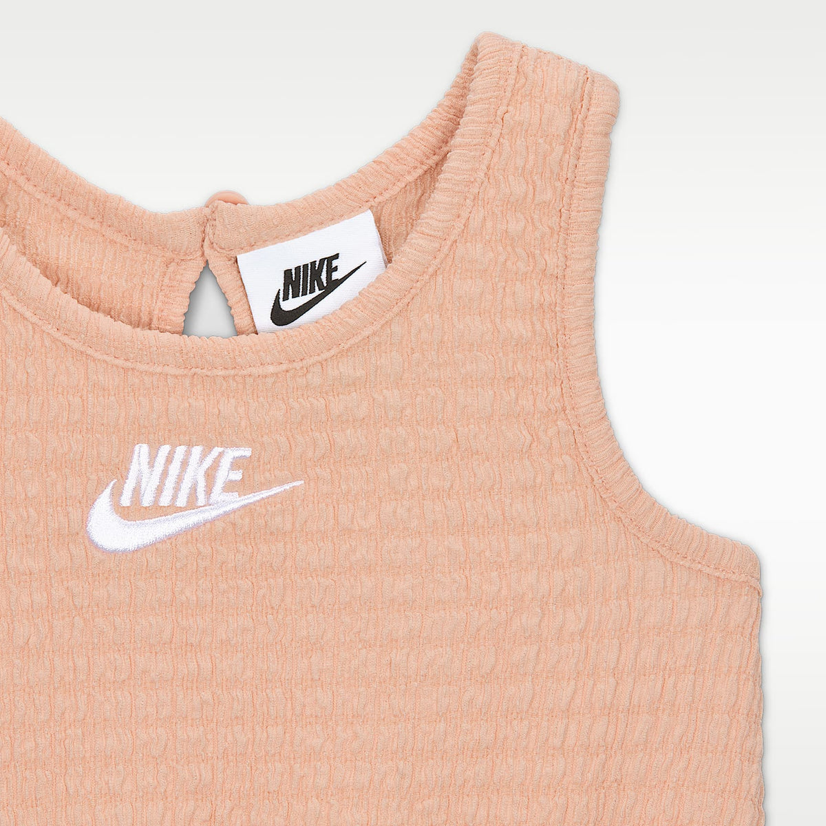 Enterito texturizado para bebé Nike – Naranja ártico – vista 3