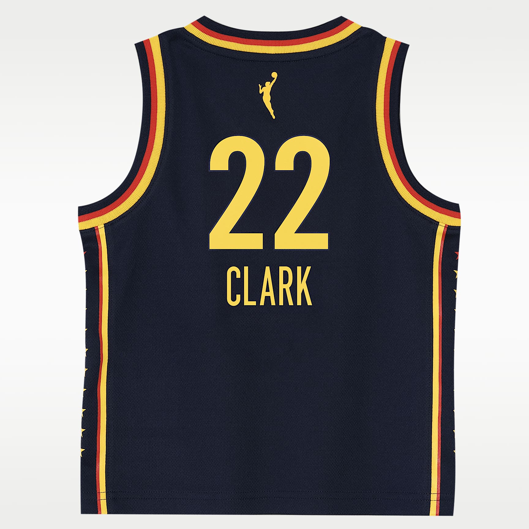 Jersey Nike de la WNBA para niños pequeños Caitlin Clark Indiana Fever Explorer Edition – Azul marino universitario – vista 2