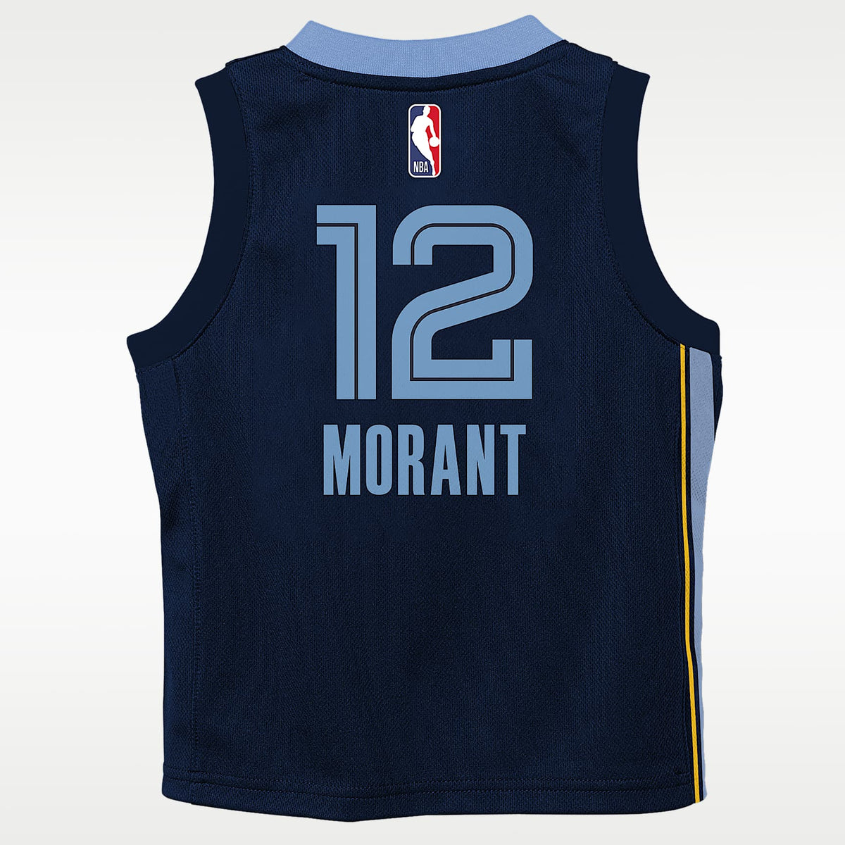Jersey Nike NBA Swingman para niños pequeños (2T) Ja Morant Memphis Grizzlies Icon Edition – Azul marino – vista 2