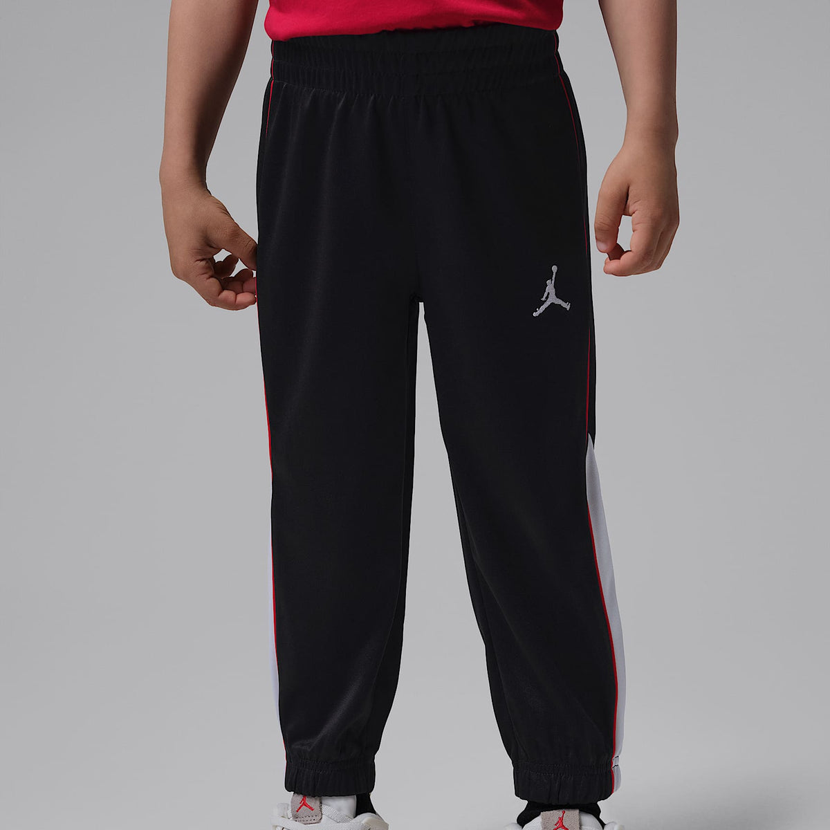 Conjunto de 2 piezas de tricot con bloques de colores y ribetes infantil Jordan – Negro – vista 6