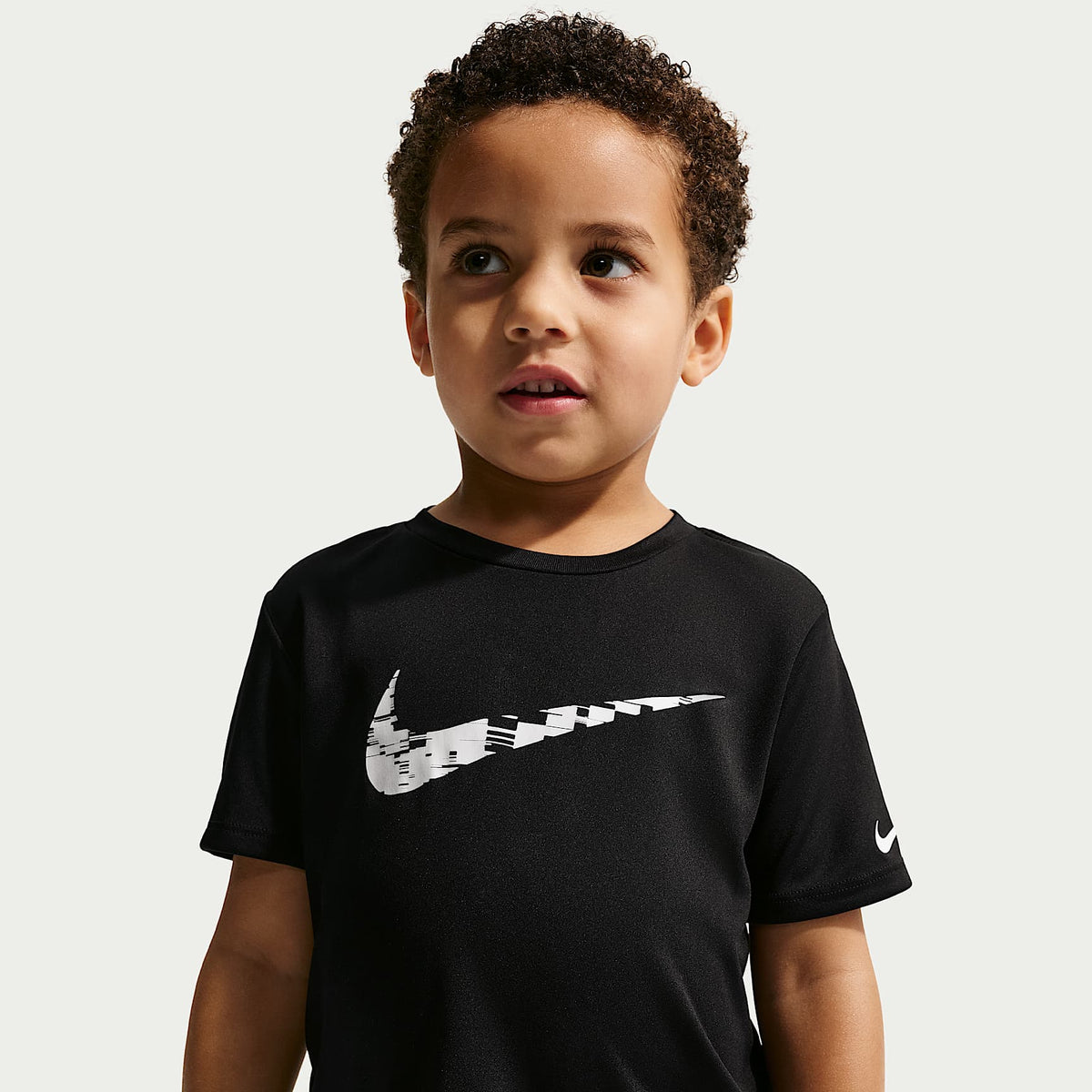 Playera de tela de punto Dri-FIT infantil Trophy Nike – Negro – vista 1