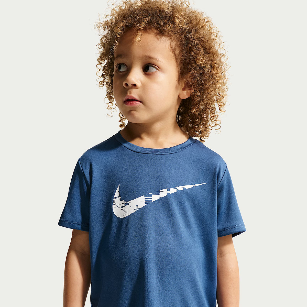 Playera de tela de punto Dri-FIT infantil Trophy Nike – Azul – vista 1