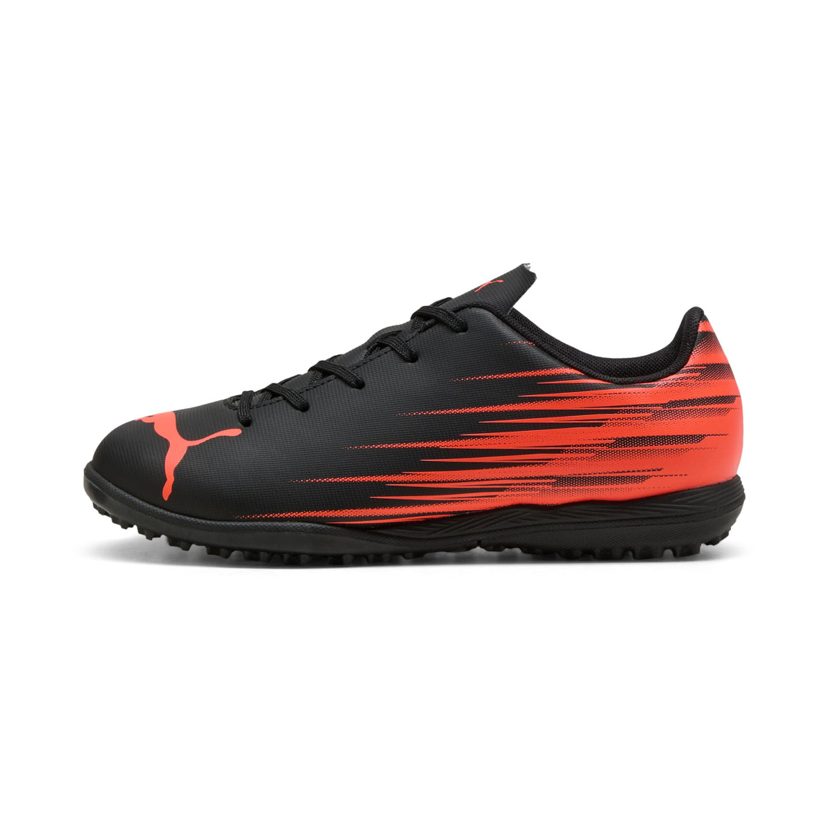 4 Colores, Tacos de fútbol ATTACANTO II TT para adolescentes – PUMA Black-Glowing Red – vista 1