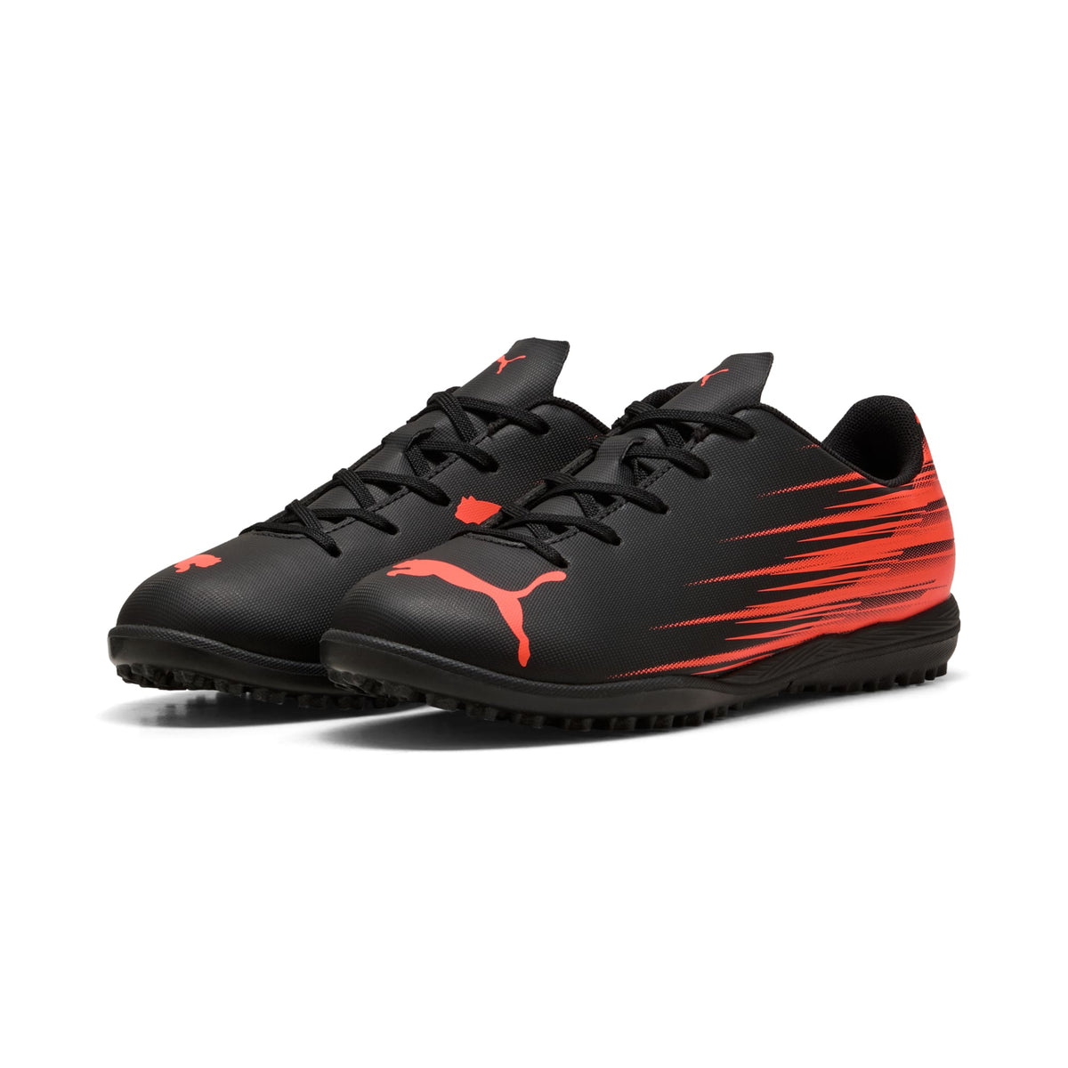 4 Colores, Tacos de fútbol ATTACANTO II TT para adolescentes – PUMA Black-Glowing Red – vista 2