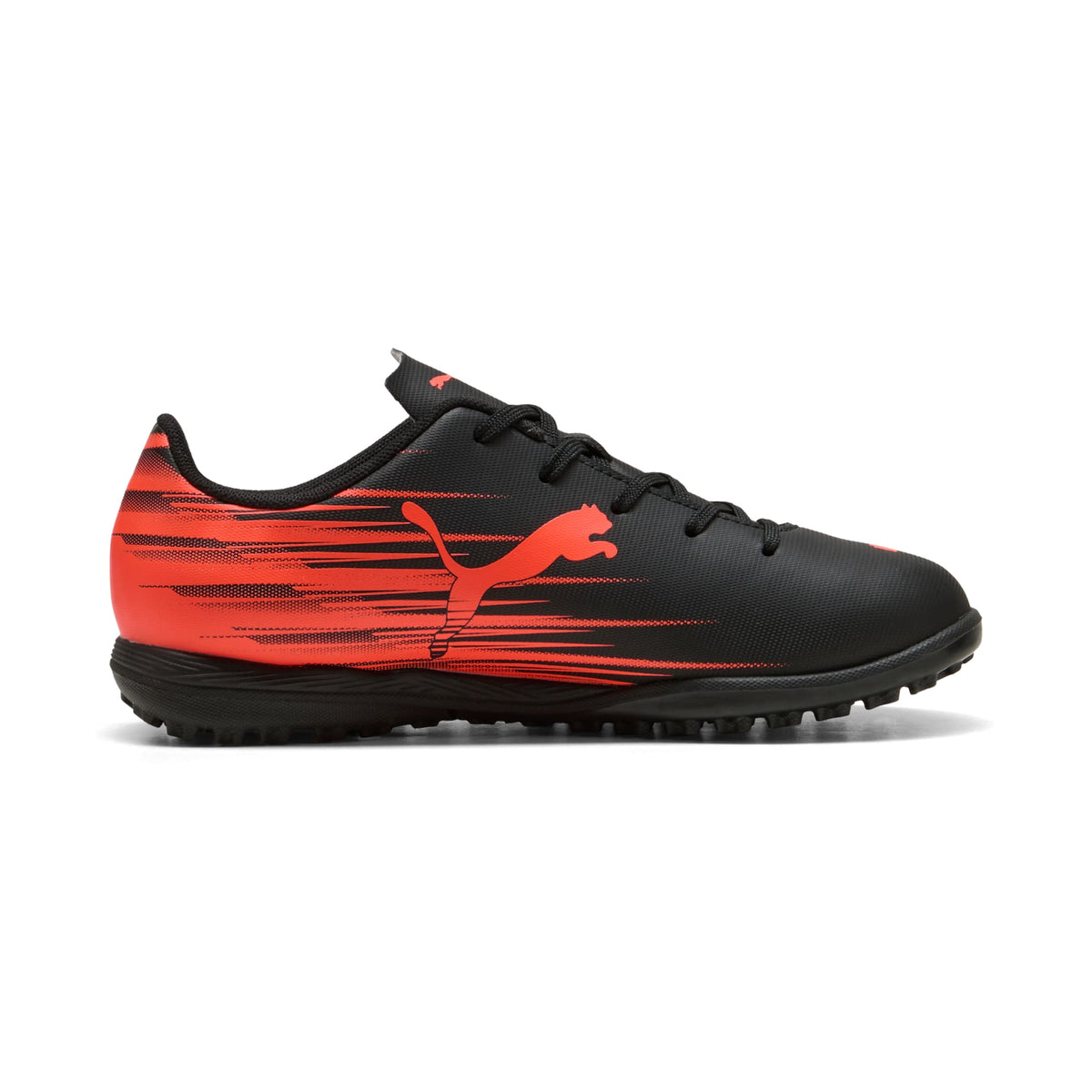 4 Colores, Tacos de fútbol ATTACANTO II TT para adolescentes – PUMA Black-Glowing Red – vista 5