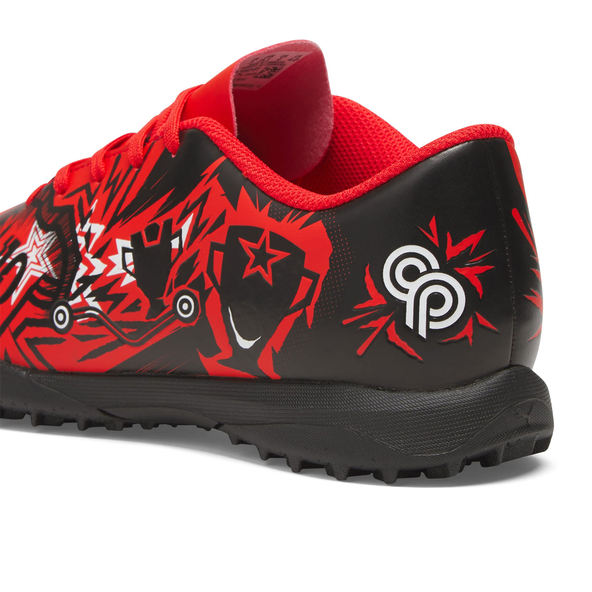2 Colores, Tacos de fútbol para niños grandes PUMA x PULISIC ULTRA PLAY TT – PUMA Red-PUMA Black-PUMA White – vista 3