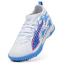Tacos de futbol juveniles para césped artificial ULTRA 6 MATCH KIDSUPER x CHRISTIAN PULISIC – PUMA White-Pink Lilac-Dusky Blue – vista 6