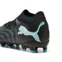 2 Colores, Tacos de futbol juveniles para superficies firmes y artificiales FUTURE 9 PRO – PUMA Black-Intense Mint-PUMA White – vista 3