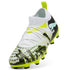 Tacos de futbol para superficies firmes y artificiales FUTURE 9 MATCH CREATIVITY para niños grandes – Yellow Alert-Mint Jelly-PUMA White-PUMA Black – vista 6