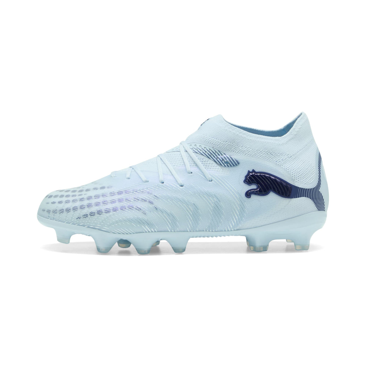 4 Colores, Tacos de futbol para superficies firmes y artificiales FUTURE 9 PRO para niños – Icy Blue-Blue Jewel – vista 1