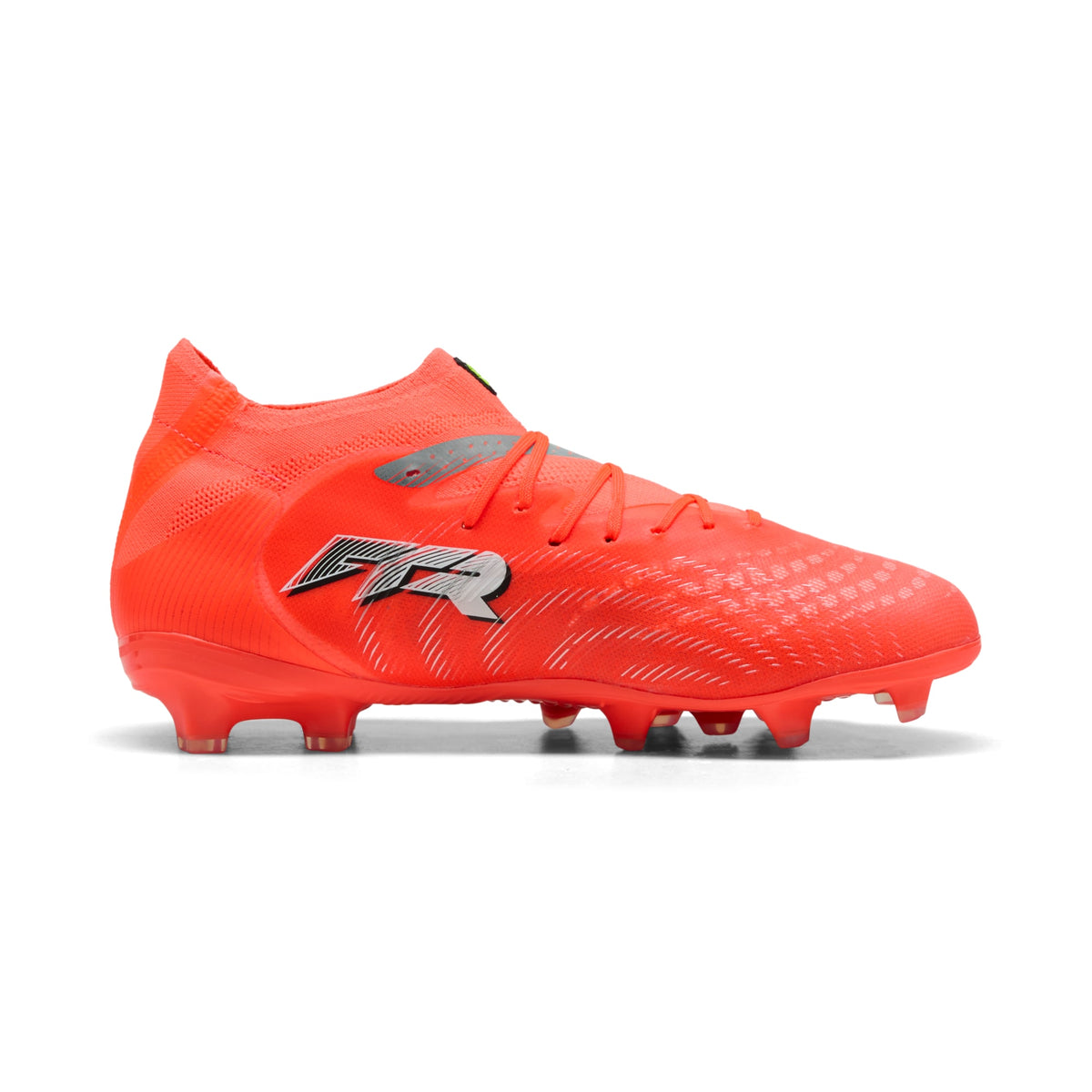 4 Colores, Tacos de futbol para superficies firmes y artificiales FUTURE 9 PRO para niños – Glowing Red-PUMA White-PUMA Black-PUMA Silver – vista 5