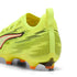 2 Colores, Tacos de futbol para superficies firmes y artificiales ULTRA 6 PRO para niños – Yellow Alert-PUMA Black-Glowing Red-Lime Squeeze – vista 3