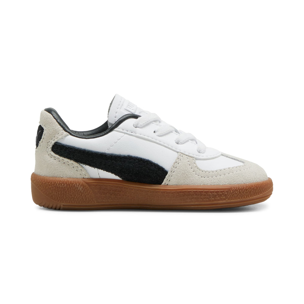 3 Colores, Tenis Bebé Palermo Leather – PUMA White-Vapor Gray-Gum – vista 5