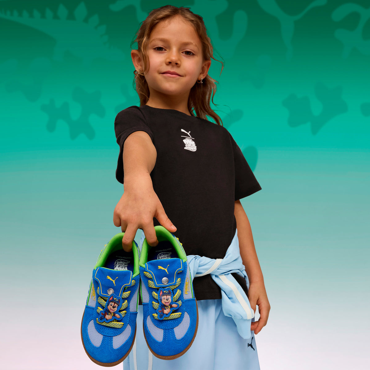 Tenis Easy On PUMA x PAW PATROL Palermo para infantes – Snow Mountain Blue-PUMA Team Royal – vista 7