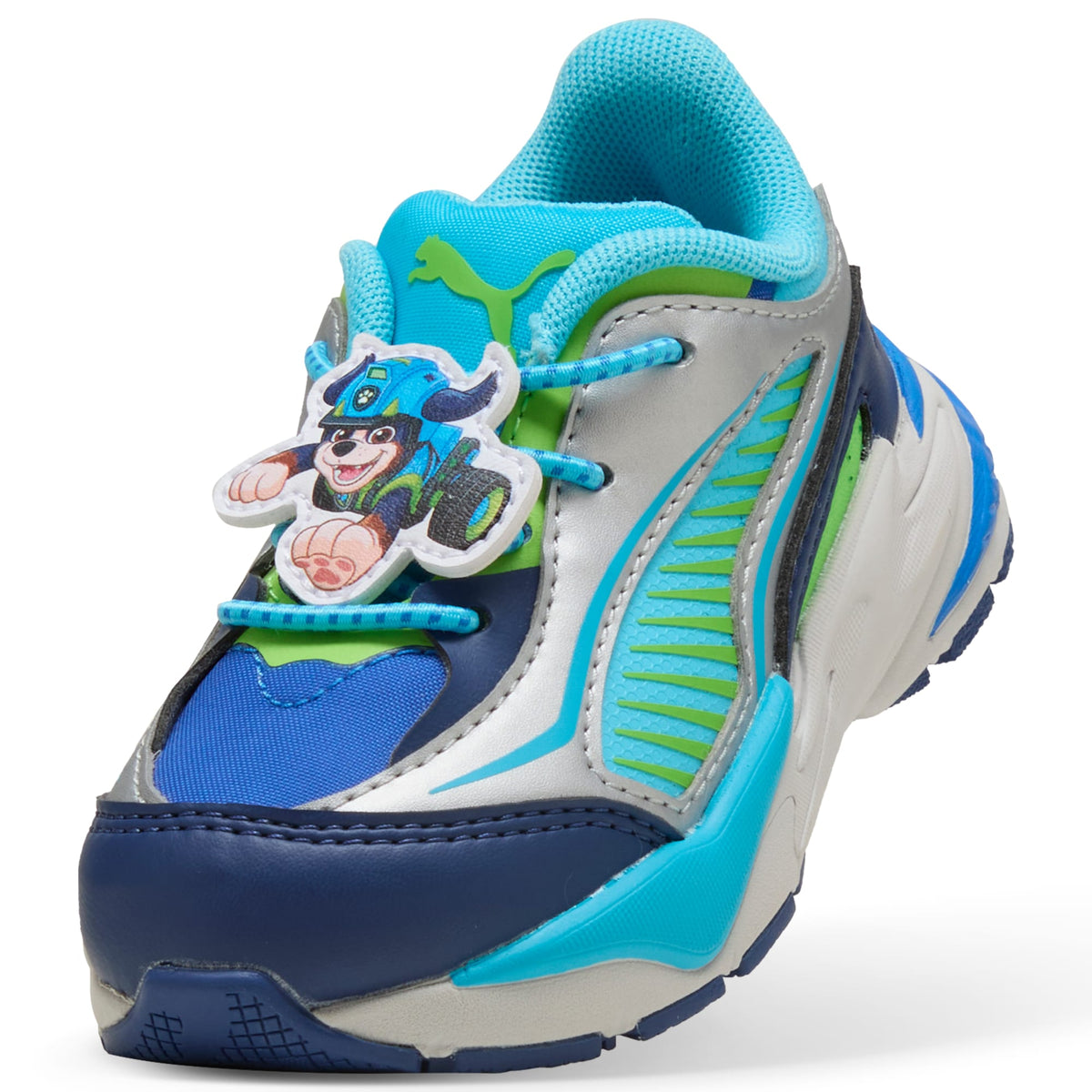 Tenis Easy On PUMA x PAW PATROL RS Surge para infantes – Bright Aqua-Pitch Green – vista 6