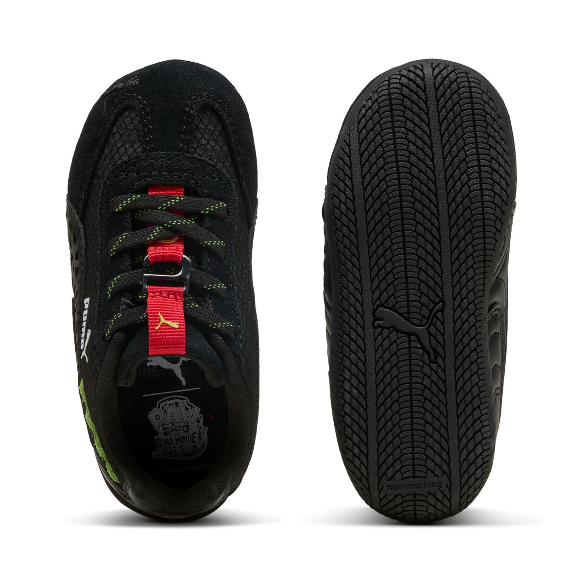 Tenis Easy On PUMA x PAW PATROL Speedcat para infantes – PUMA Black-For All Time Red – vista 4