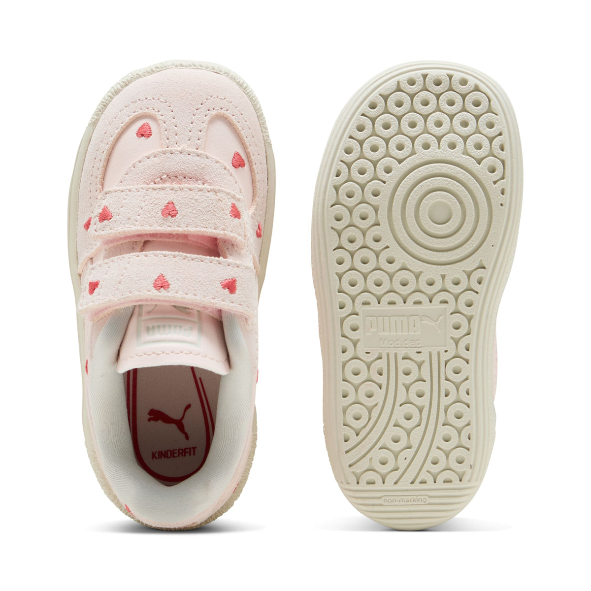 Tenis Easy On Palermo Amor para infantes – Jasmine Flower-Vapor Gray – vista 4