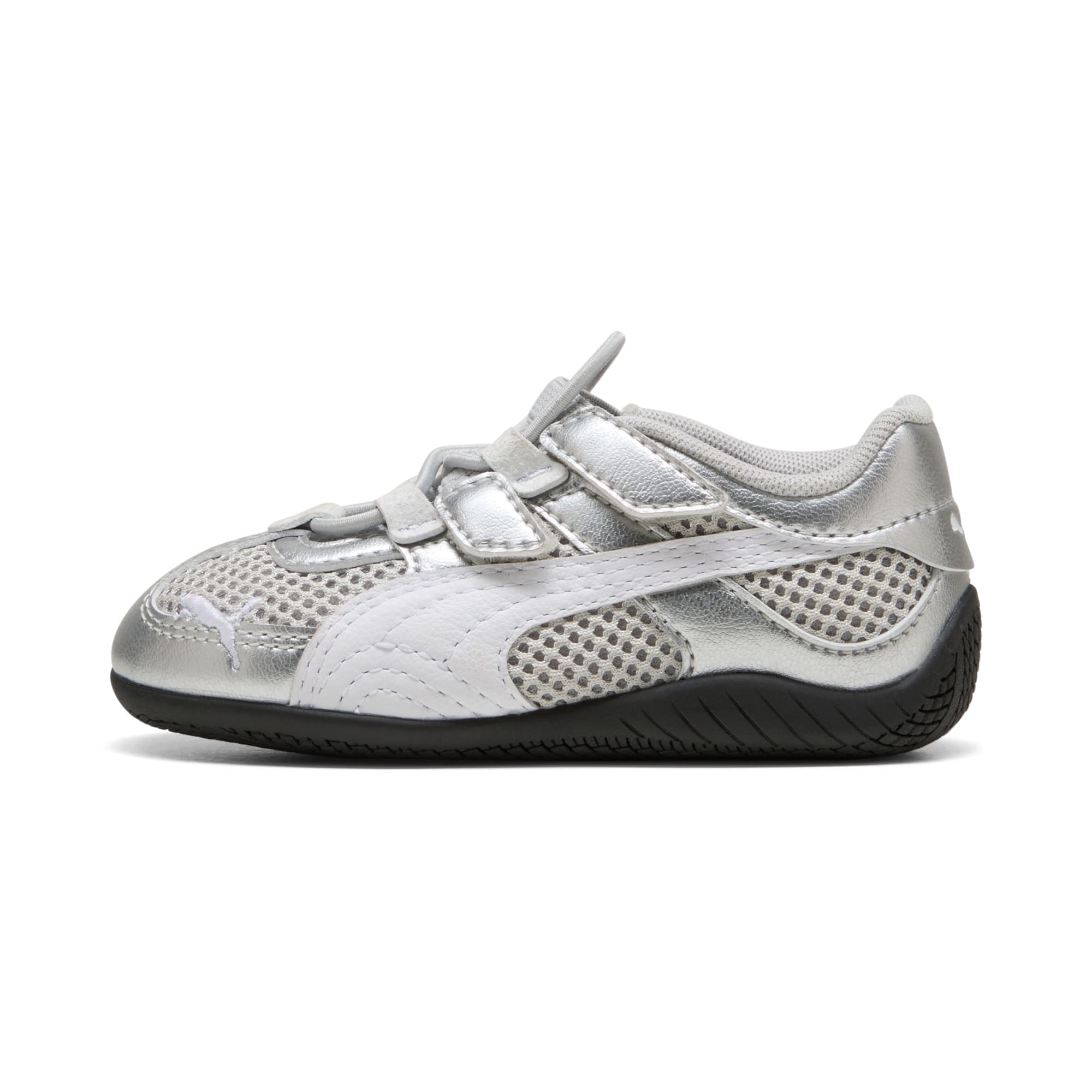 Tenis Easy On Speedcat Go Metallic para infantes – PUMA Silver-PUMA White-PUMA Black – vista 1