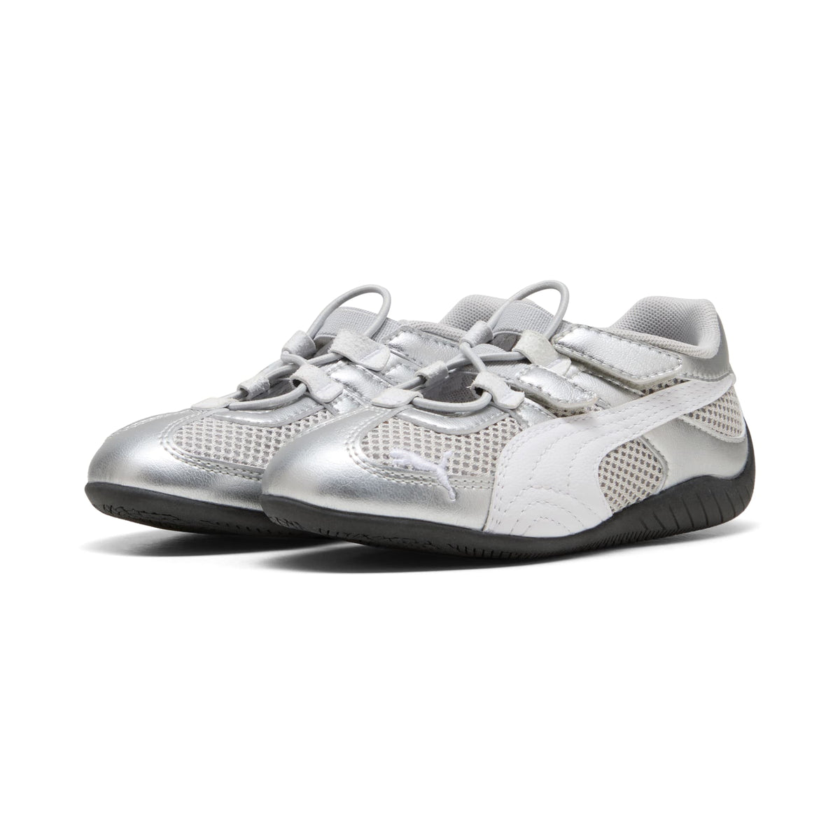 Tenis Easy On Speedcat Go Metallic para niños – PUMA Silver-PUMA White-PUMA Black – vista 2
