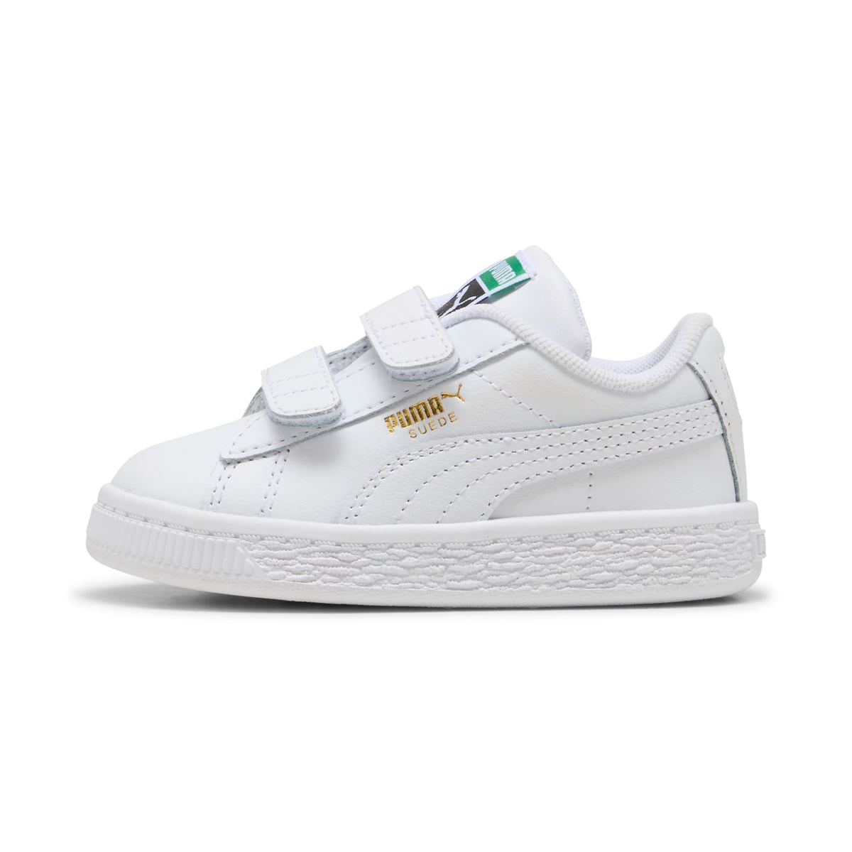 3 Colores, Tenis Easy On Suede – PUMA White-Archive Green – vista 1