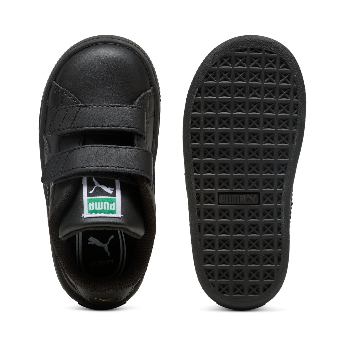 3 Colores, Tenis Easy On Suede – PUMA Black-Archive Green – vista 4