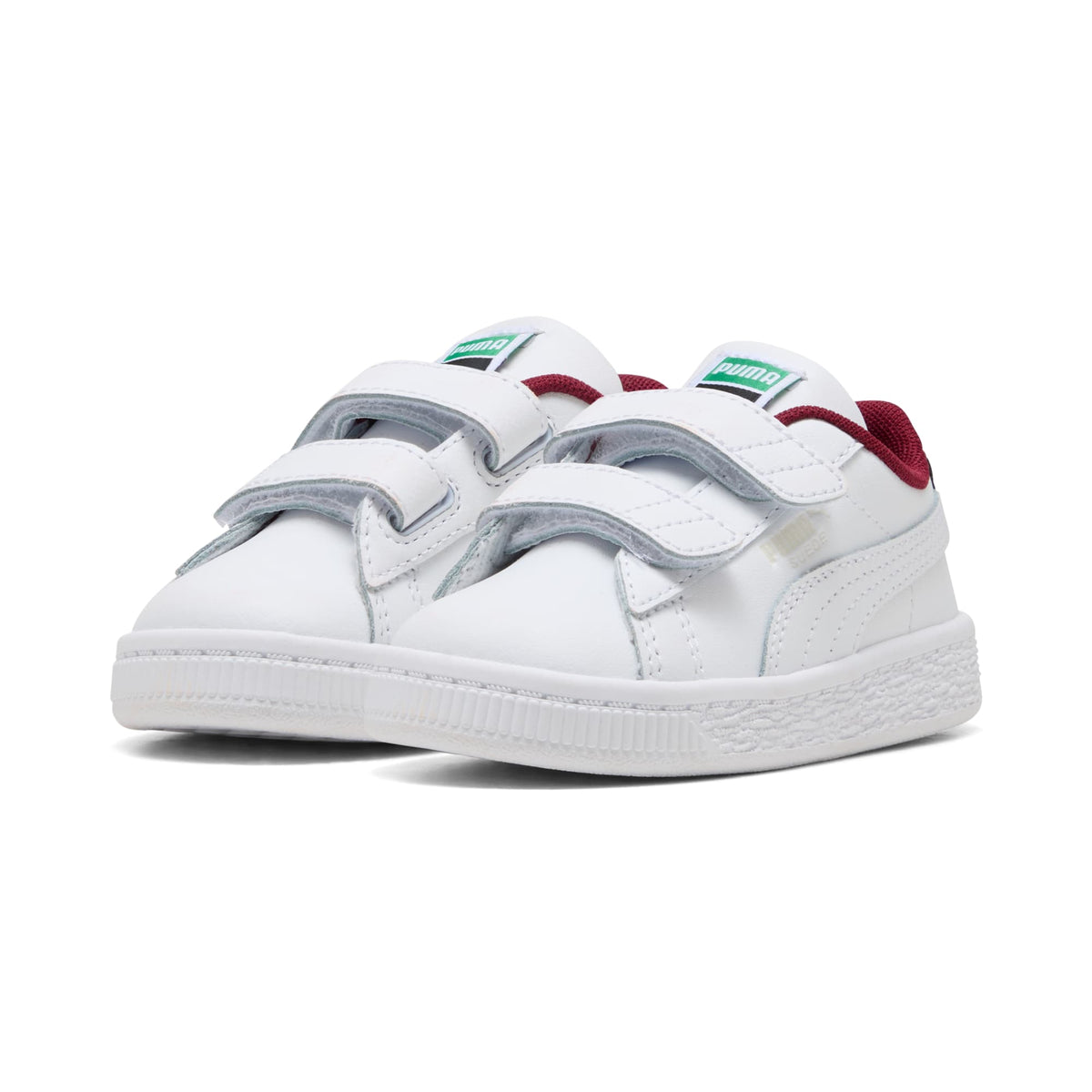 3 Colores, Tenis Easy On Suede – PUMA White-Team Regal Red – vista 2