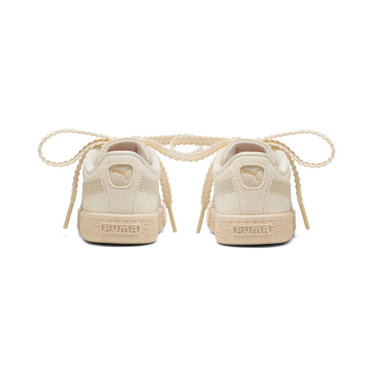 2 Colores, Tenis Easy On para infantes Suede Bloom – Frosted Ivory-Silver Fog – vista 3