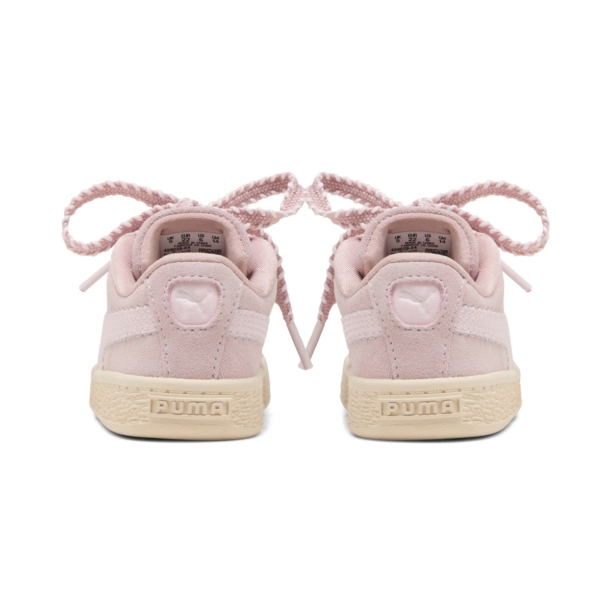 2 Colores, Tenis Easy On para infantes Suede Bloom – Misty Pink-Powder Pink – vista 3