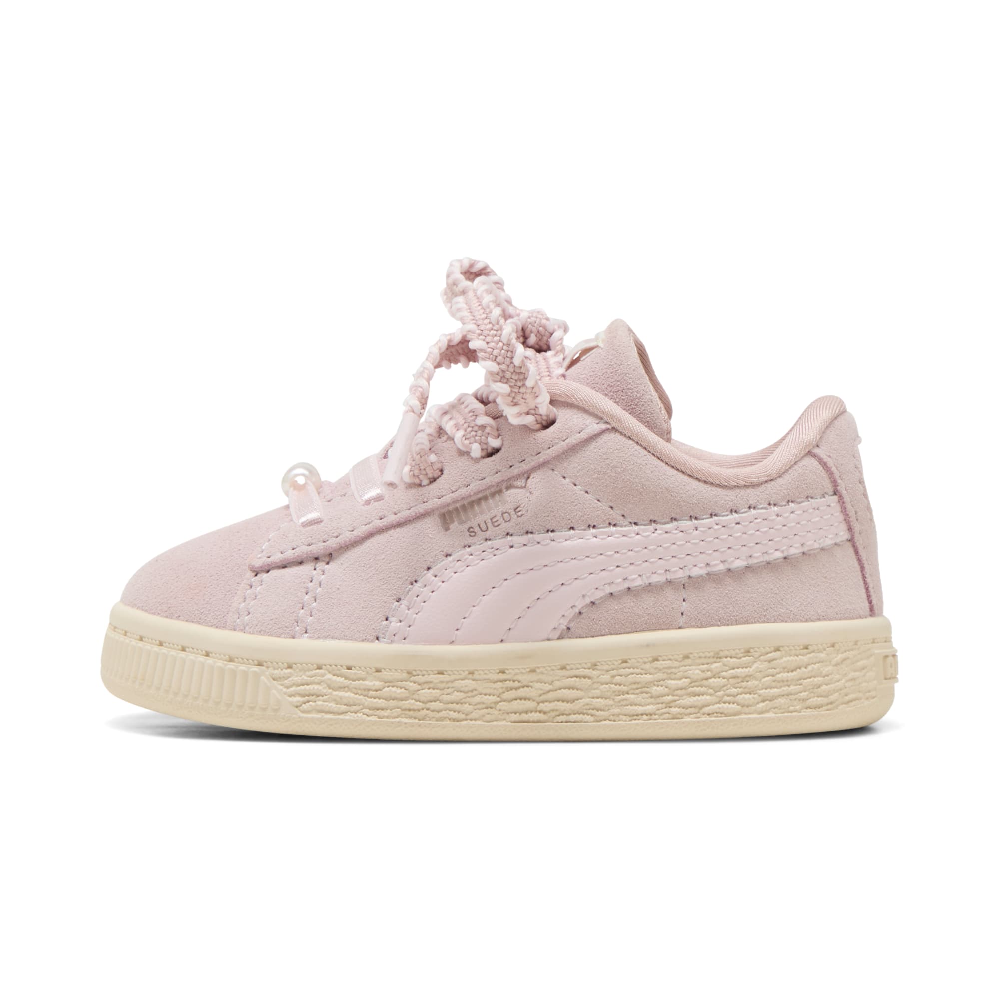 2 Colores, Tenis Easy On para infantes Suede Bloom – Misty Pink-Powder Pink – vista 1