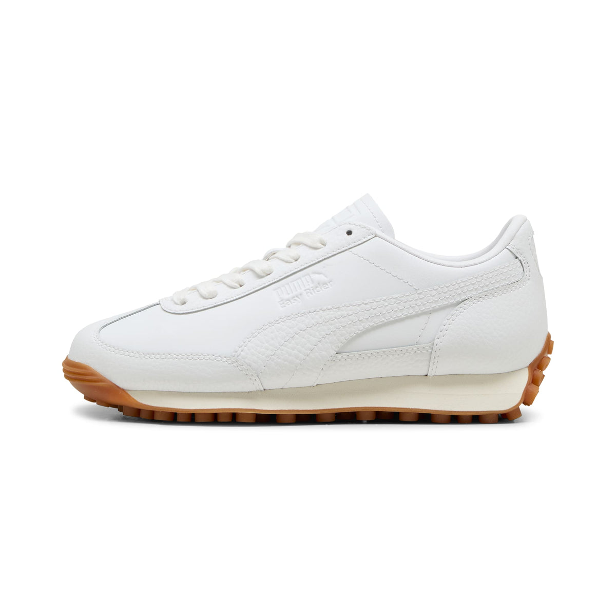 2 Colores, Tenis Easy Rider de piel para niños grandes – PUMA White-Frosted Ivory – vista 1
