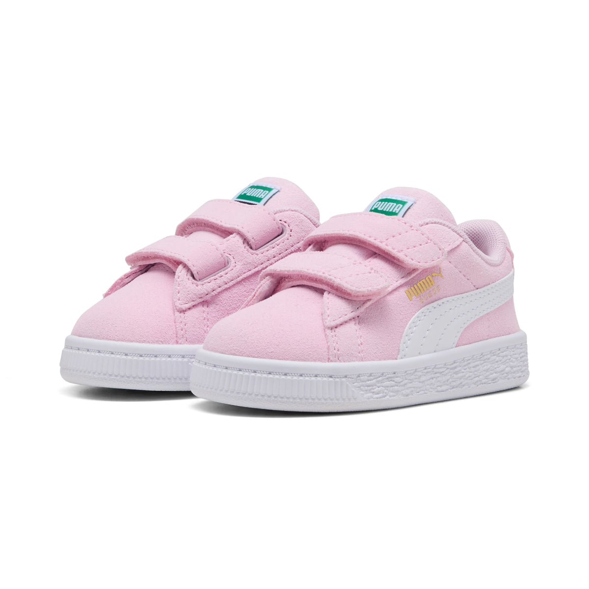 7 Colores, Tenis Infantiles Suede Classic – Pink Lady-PUMA White – vista 2