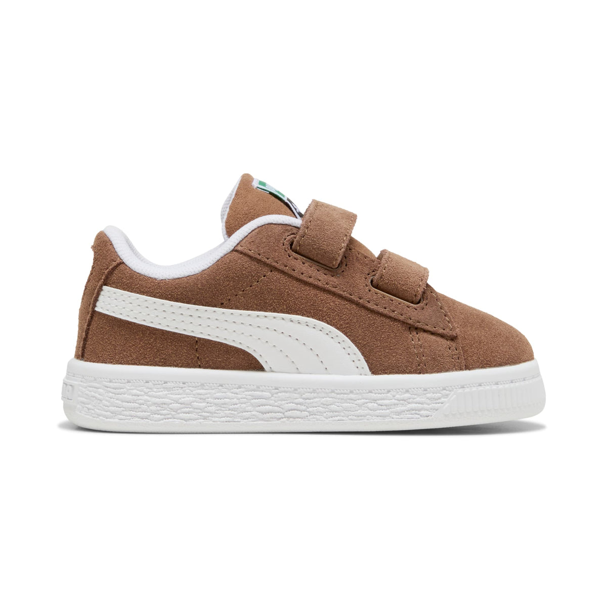 7 Colores, Tenis Infantiles Suede Classic – Haute Coffee-PUMA White – vista 5