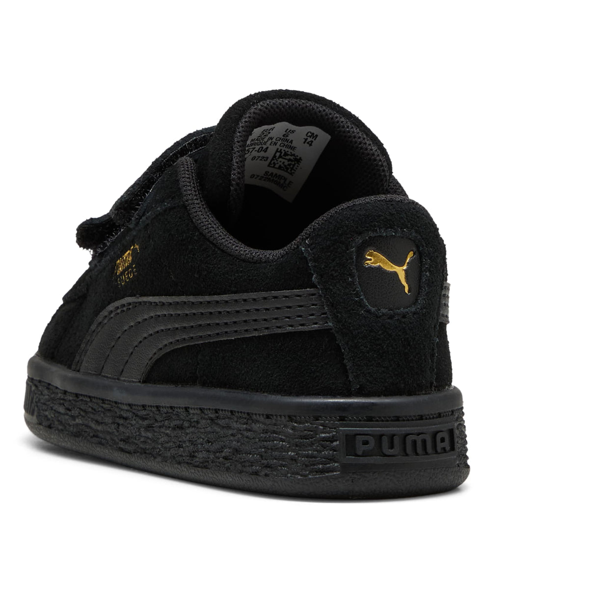 7 Colores, Tenis Infantiles Suede Classic – PUMA Black-PUMA Black – vista 3