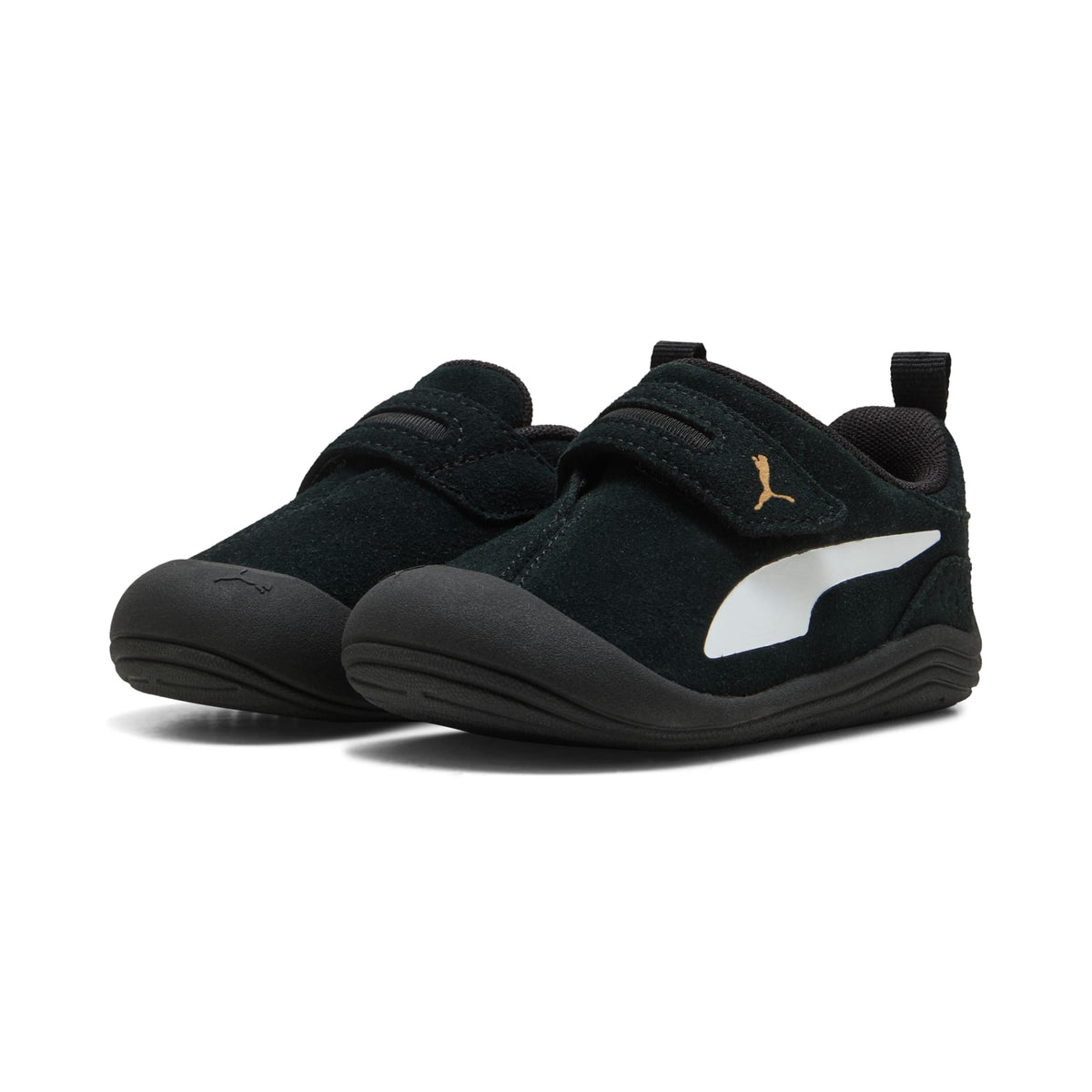 3 Colores, Tenis Kitten Premium para infantes – PUMA Black-PUMA White-PUMA Gold – vista 3