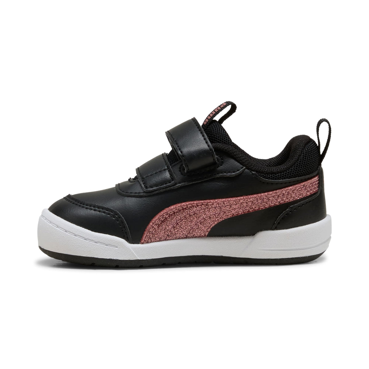 Tenis Multiflex 2 Glitz para infantes – PUMA Black-Rose Gold – vista 1