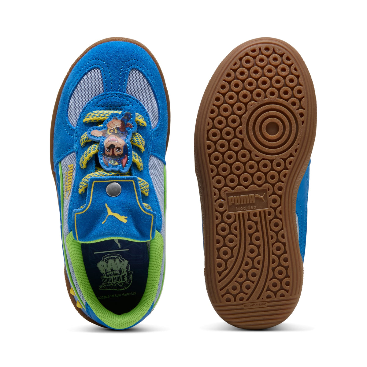 Tenis PUMA x PAW PATROL Palermo para niños – Snow Mountain Blue-PUMA Team Royal – vista 6