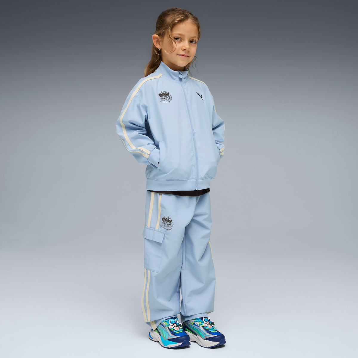 Tenis PUMA x PAW PATROL RS Surge para niños – Bright Aqua-Pitch Green – vista 3
