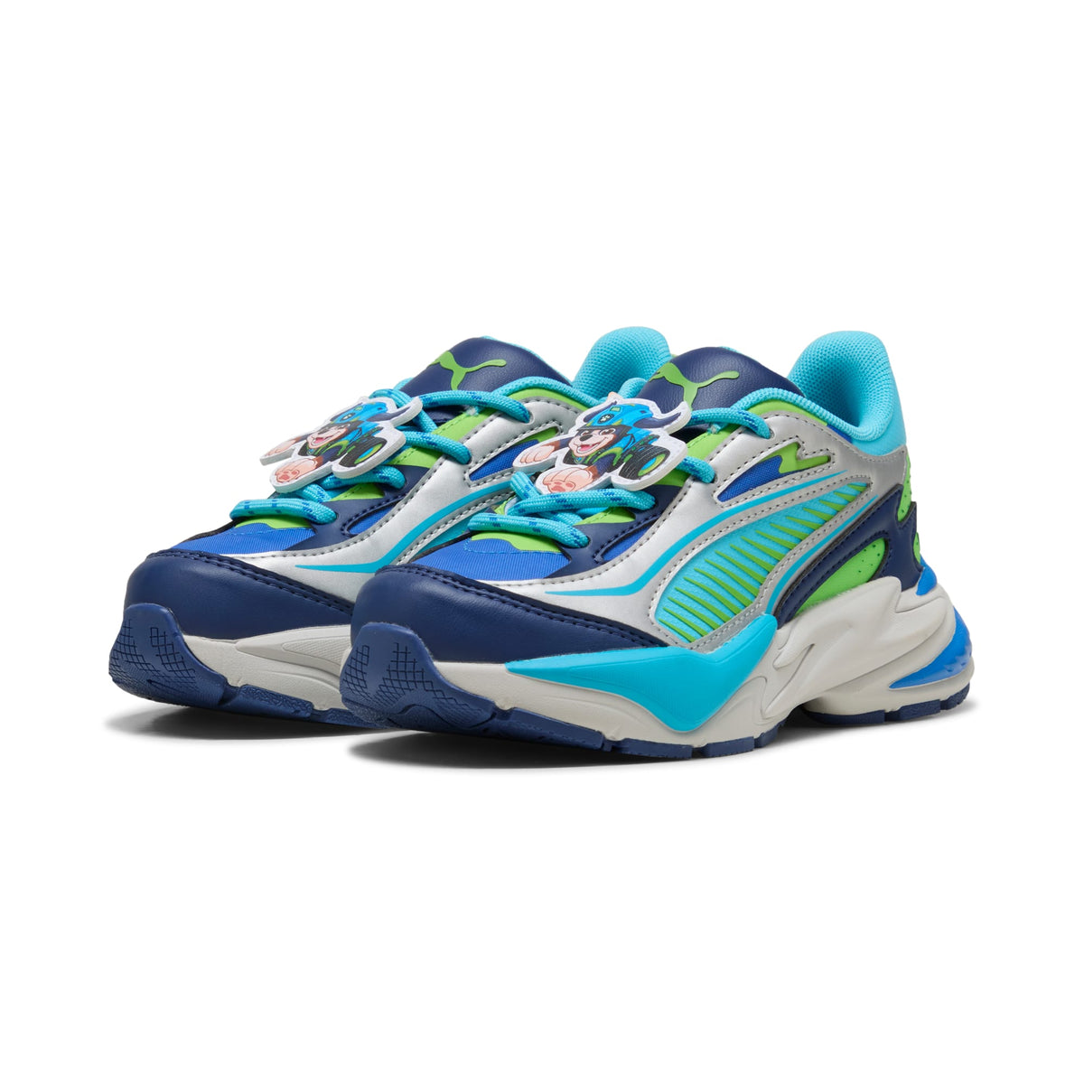 Tenis PUMA x PAW PATROL RS Surge para niños – Bright Aqua-Pitch Green – vista 4