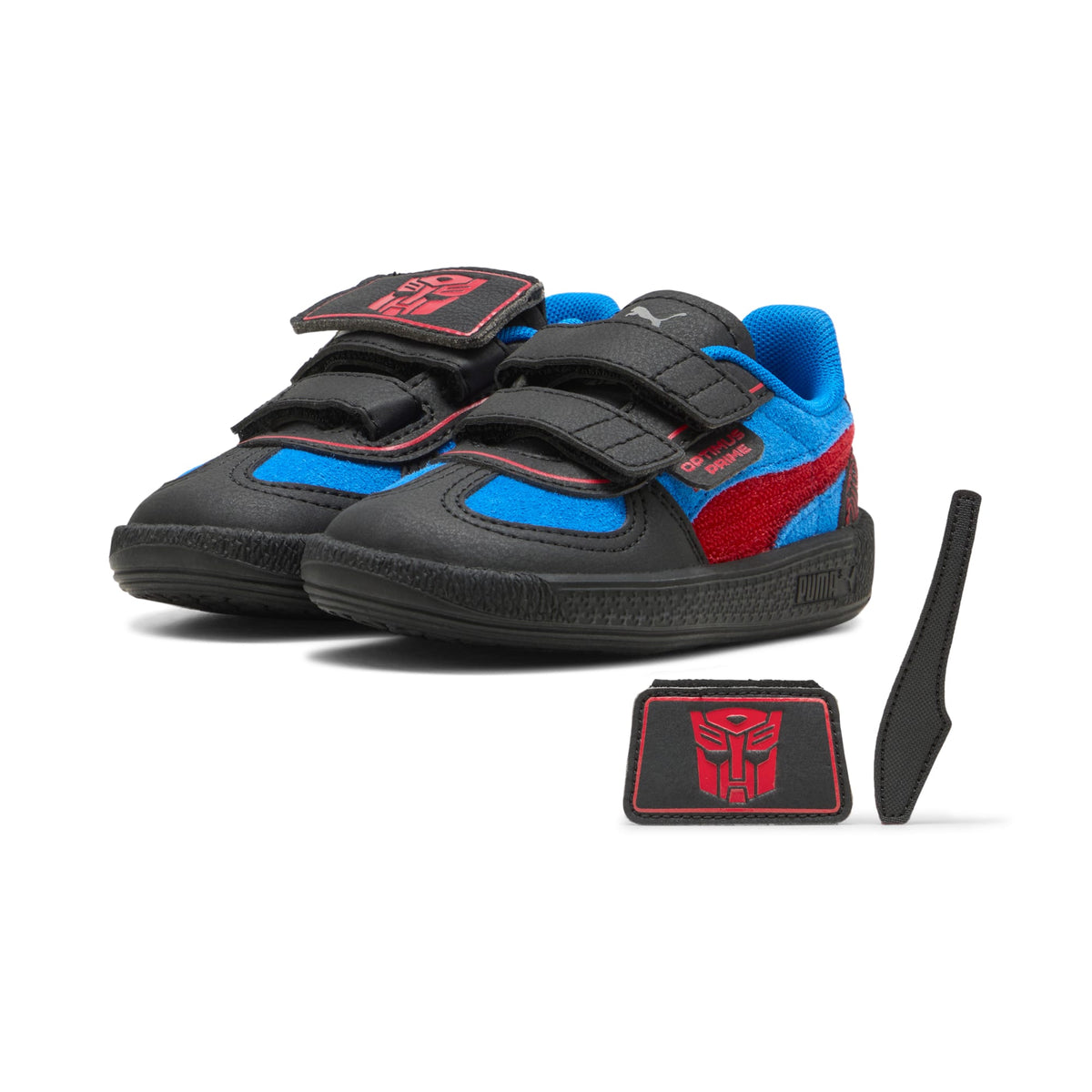 PUMA x TRANSFORMERS Palermo Toddlers' Easy On Sneakers – Racing Blue-PUMA Black – vista 2