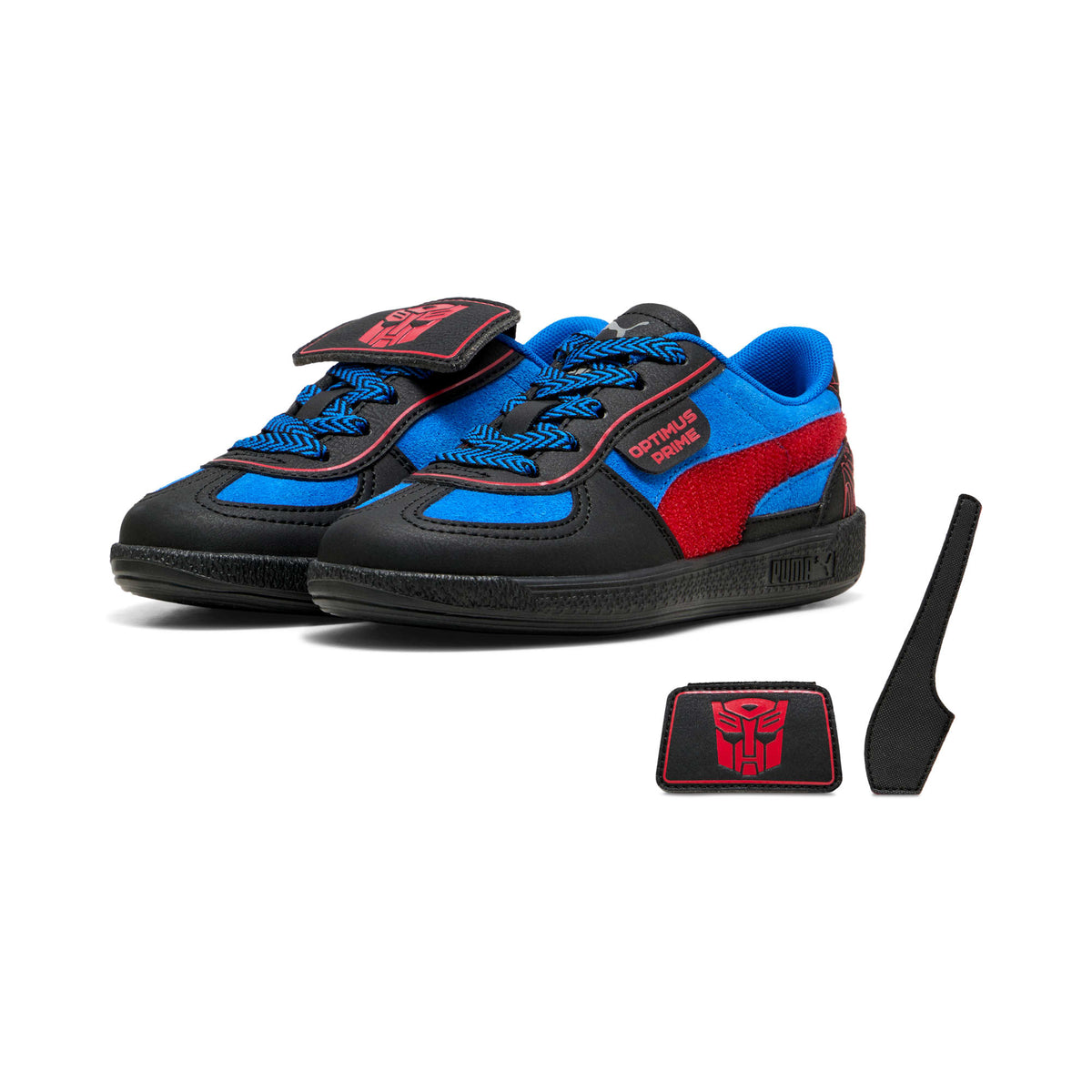PUMA x TRANSFORMERS Palermo Little Kids' Sneakers – Racing Blue-PUMA Black – vista 4