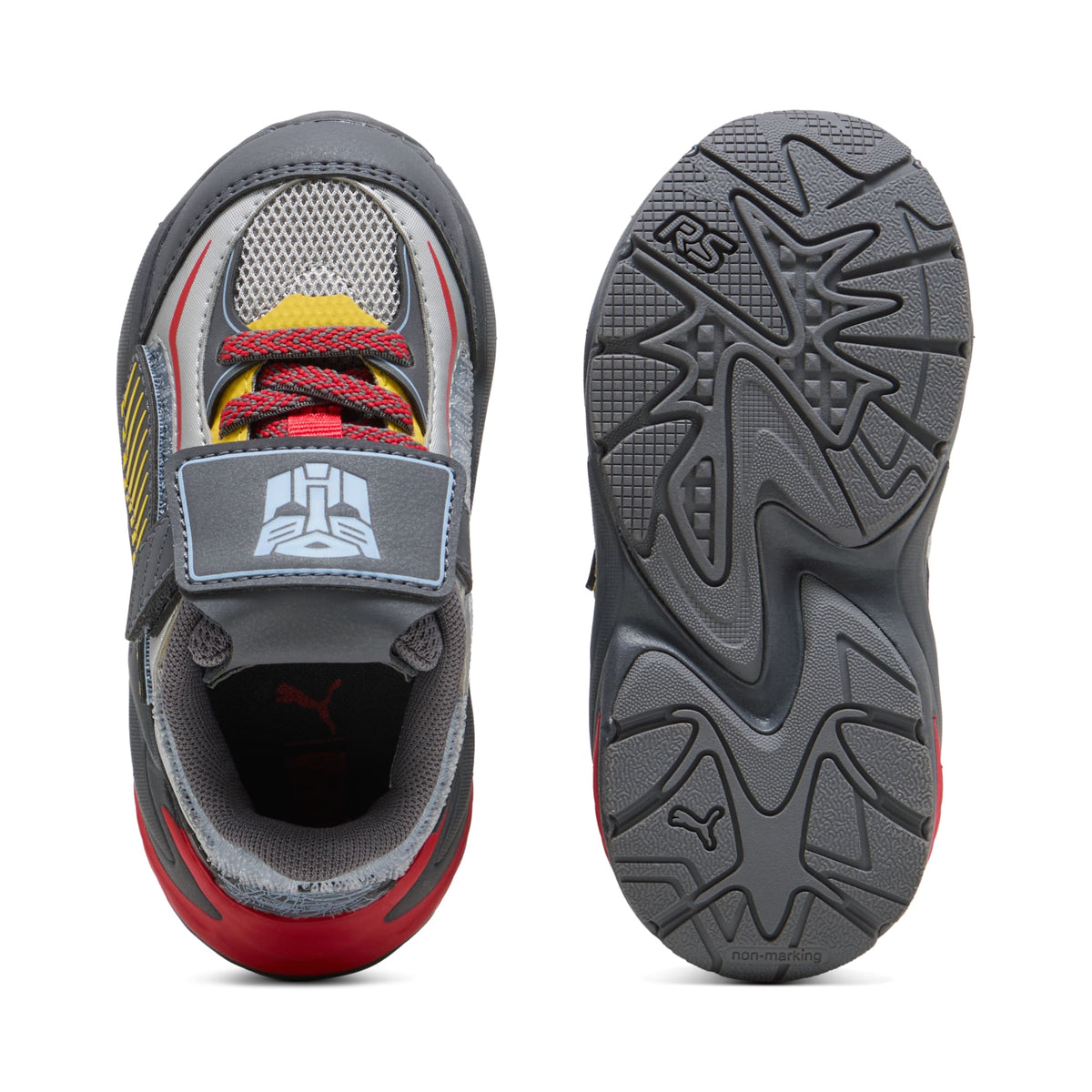 PUMA x TRANSFORMERS RS Surge Toddlers' Easy On Sneakers – Gray Echo-Moody Gray – vista 4