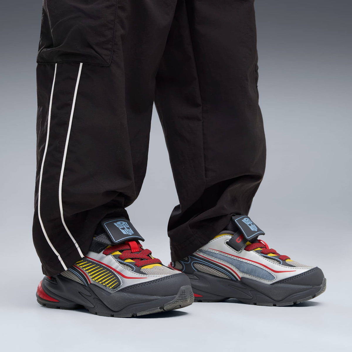 PUMA x TRANSFORMERS RS Surge Little Kids' Easy On Sneakers – Gray Echo-Moody Gray – vista 2