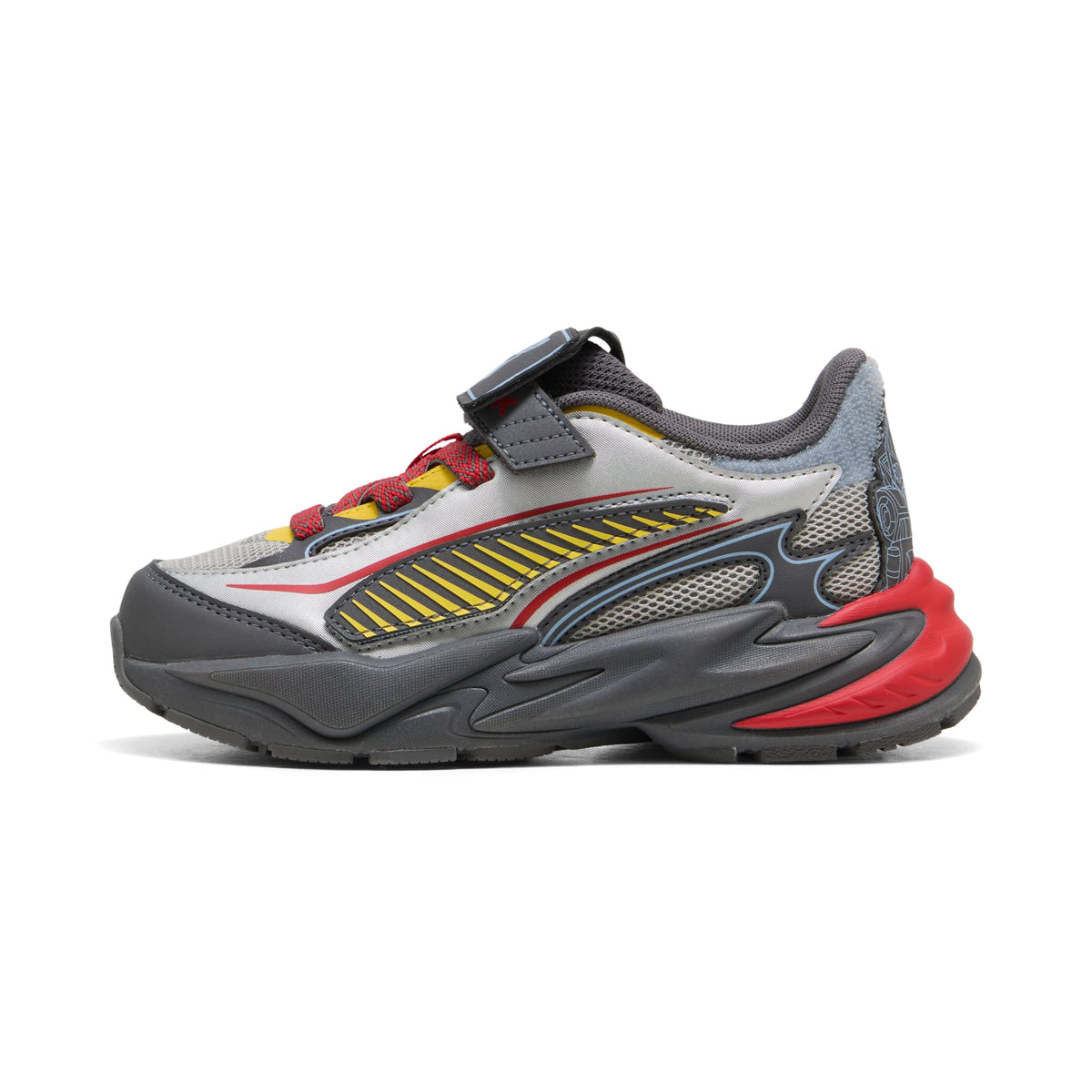 PUMA x TRANSFORMERS RS Surge Little Kids' Easy On Sneakers – Gray Echo-Moody Gray – vista 1