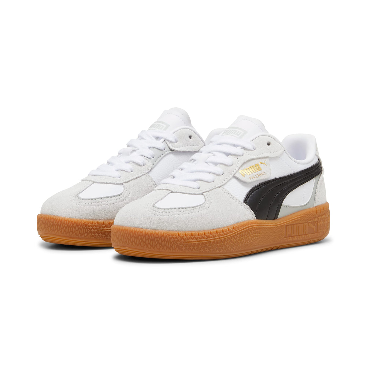 Tenis Palermo Moda juvenil – PUMA White-PUMA Black – vista 4